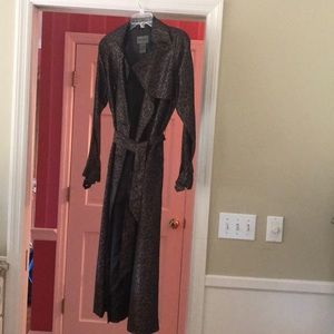 Brandon Thomas leopard print raincoat